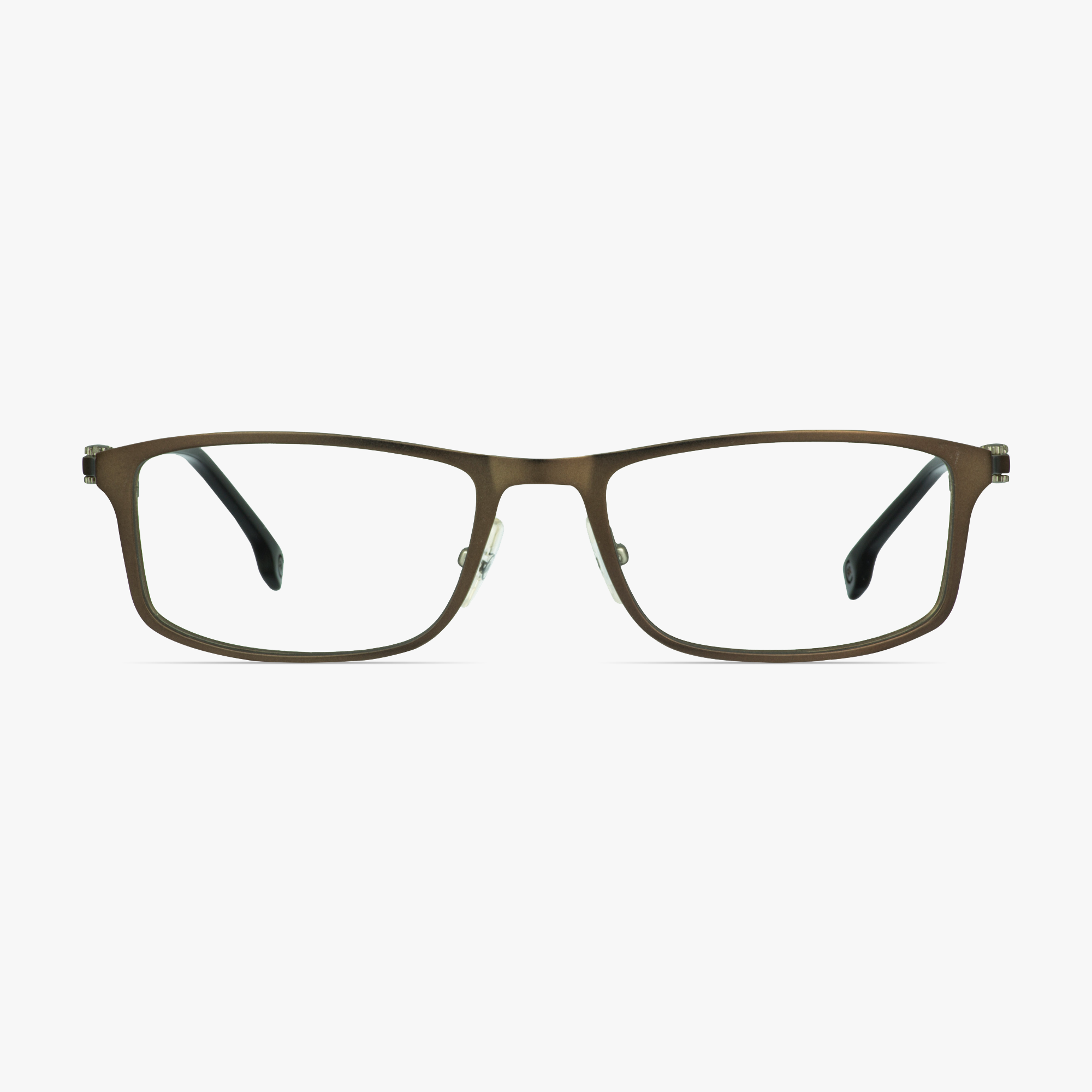 Cerruti 1881 CE6078 Brown Rectangular Glasses for Men from Framesfoundry - Front View