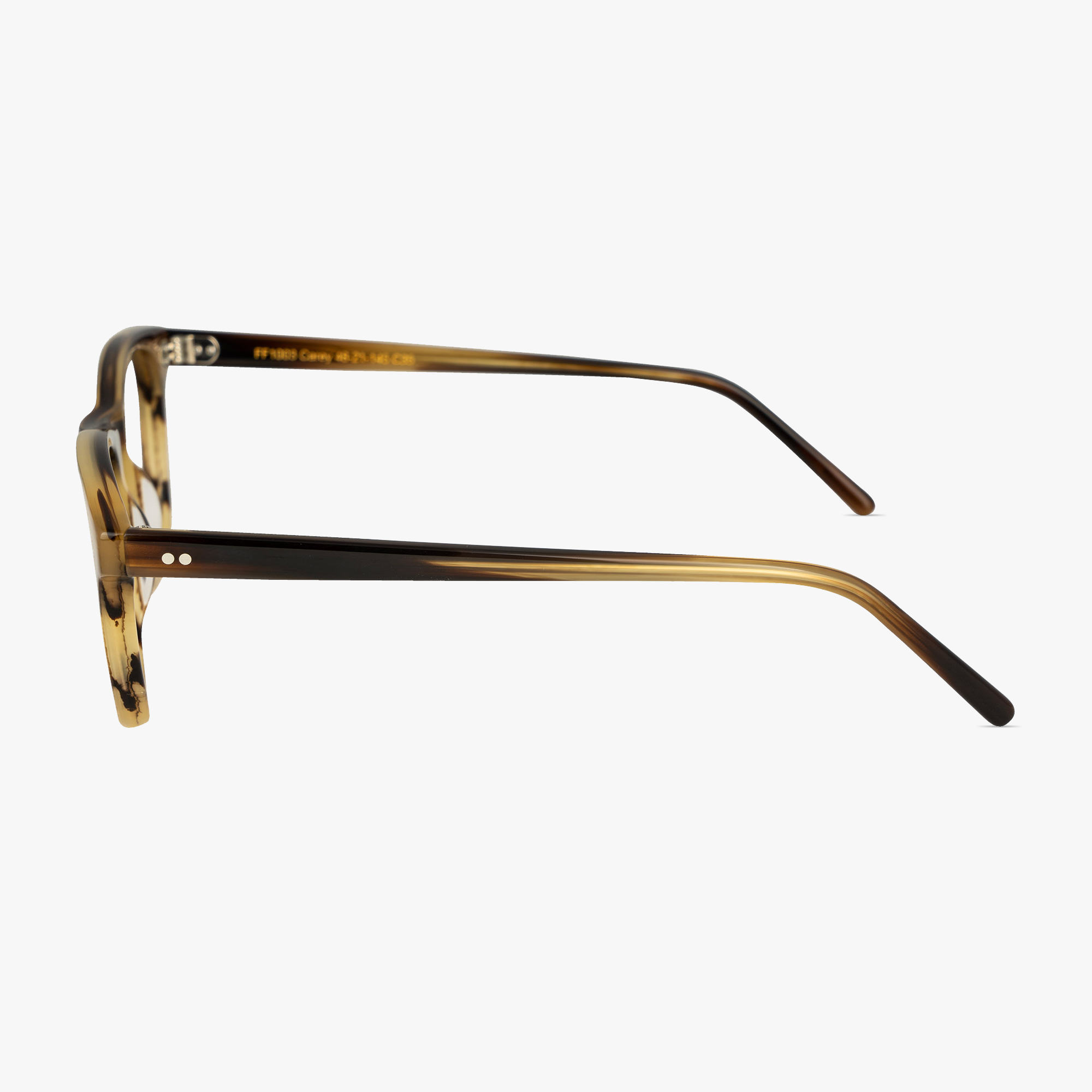Carey Square Woody Brown Glasses for men and women from FramesFoundry – Side View