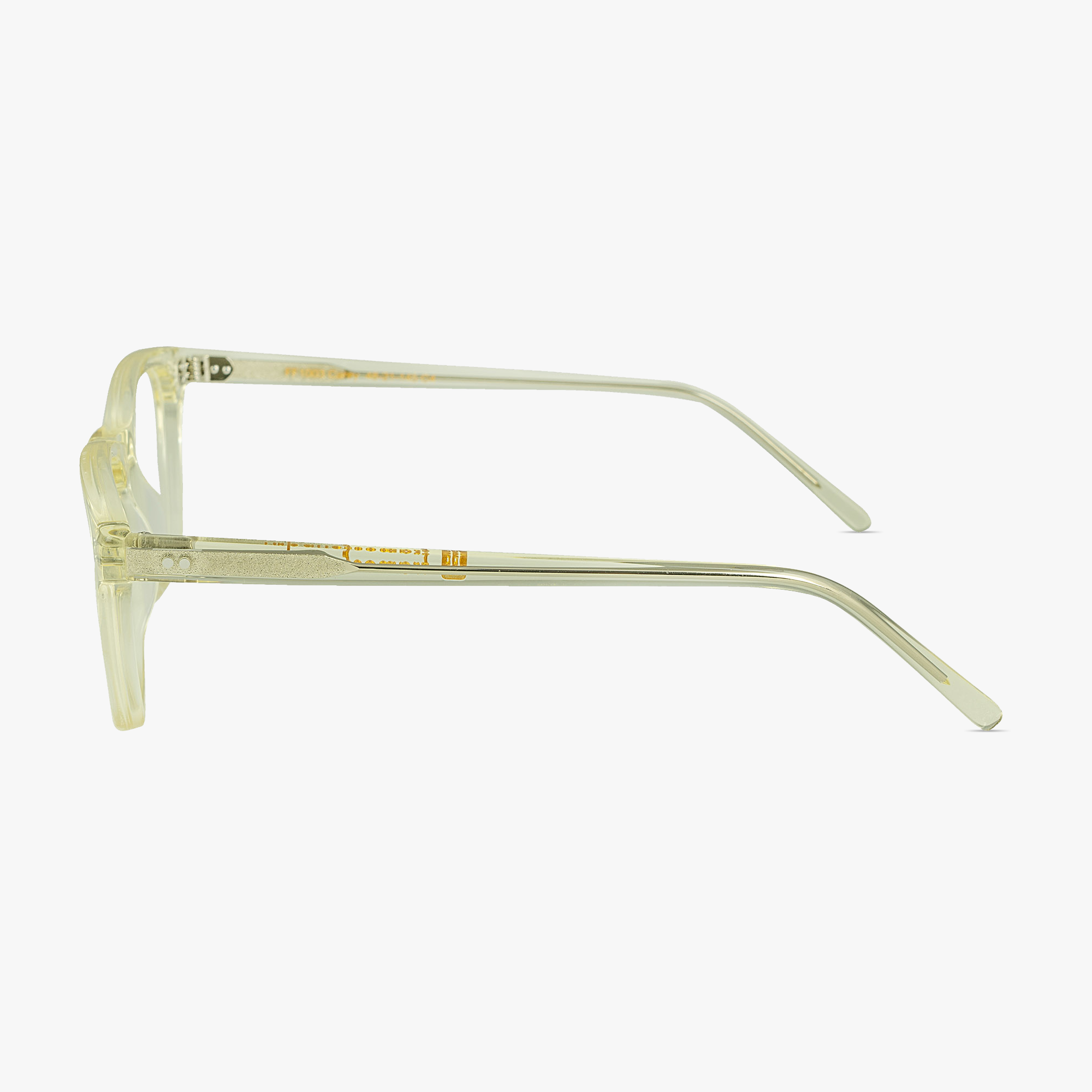 Carey Square Champagne Glasses for men and women from Framesfoundry - Side View