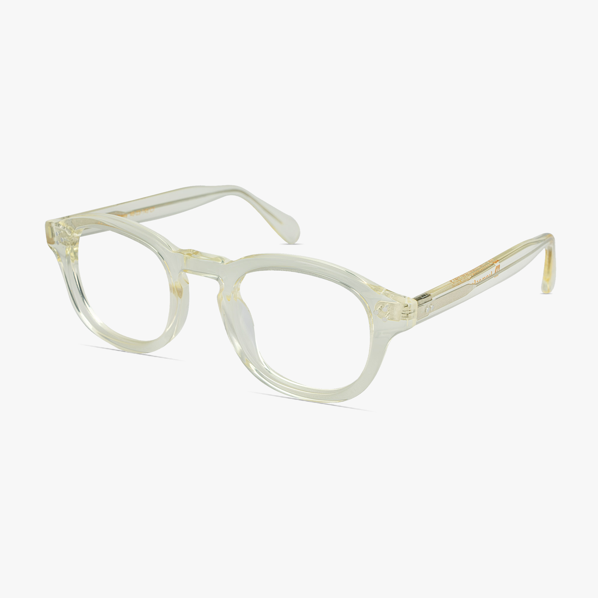 Steve Champagne Square Glasses for men and women from FramesFoundry – Angle View