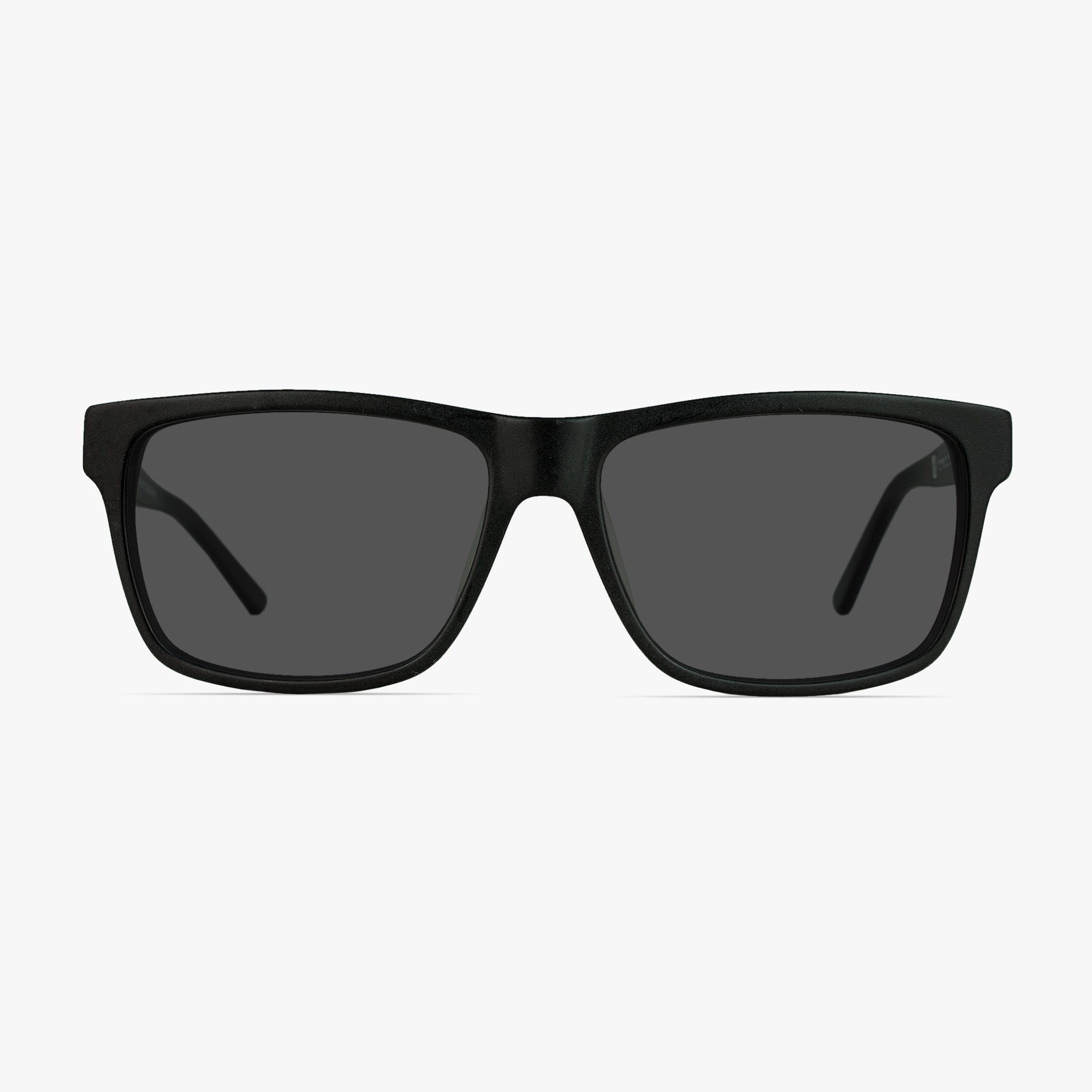 Kem Matt Black Sunglasses for men and women from FramesFoundry – Front View