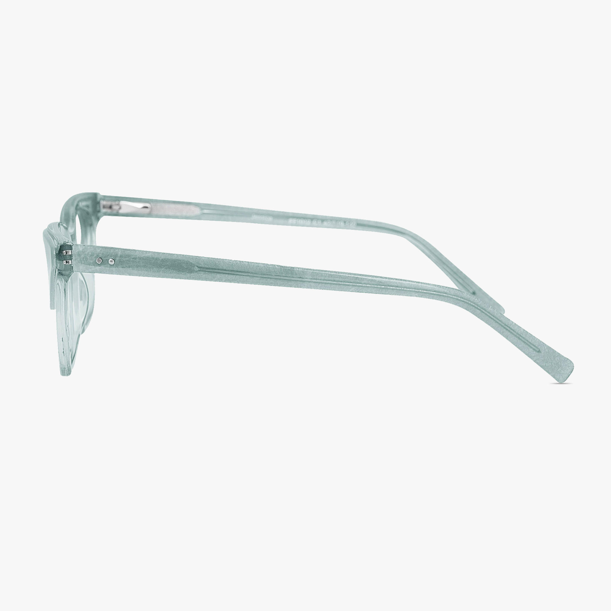 Angle View - Jessica Square Cloudy Grey Glasses