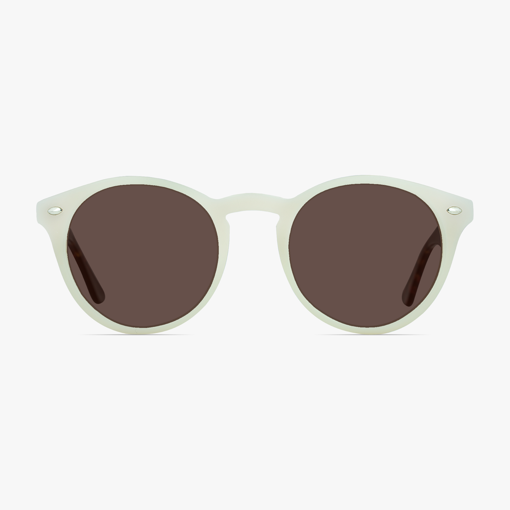 George Mink Tort Round Sunglasses for Women From Framesfoundry - Front View
