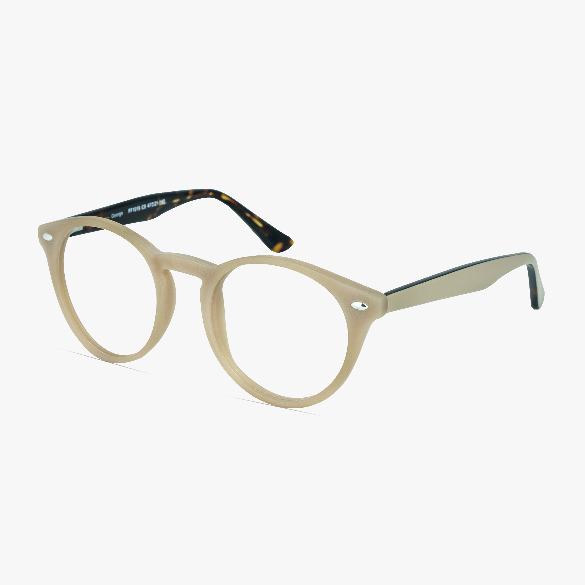 George Mink Cafe Round Glasses for Women From Framesfoundry - Angle View