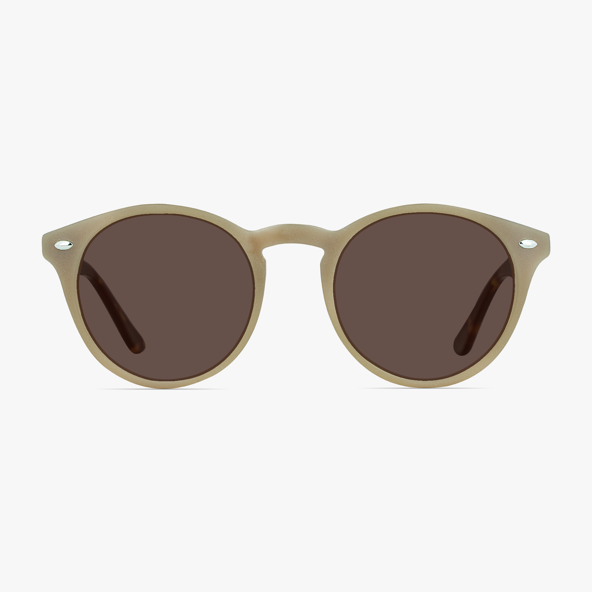 George Mink Cafe Round Sunglasses for Women From Framesfoundry - Front View