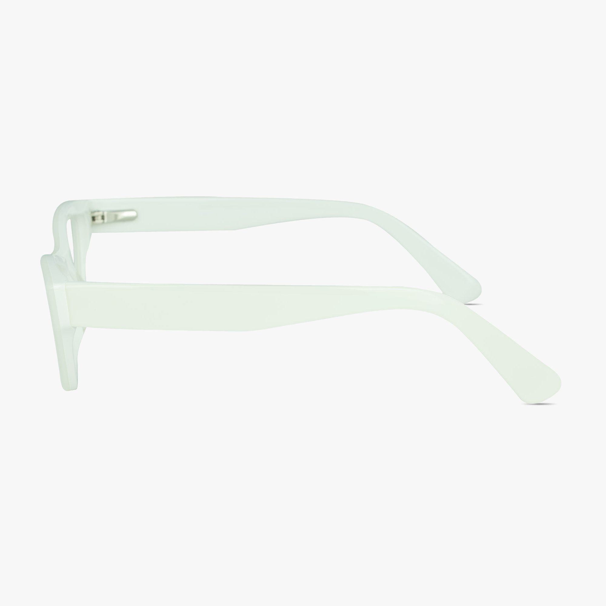Josie White Cateye Glasses for Women from Framesfoundry - Side View