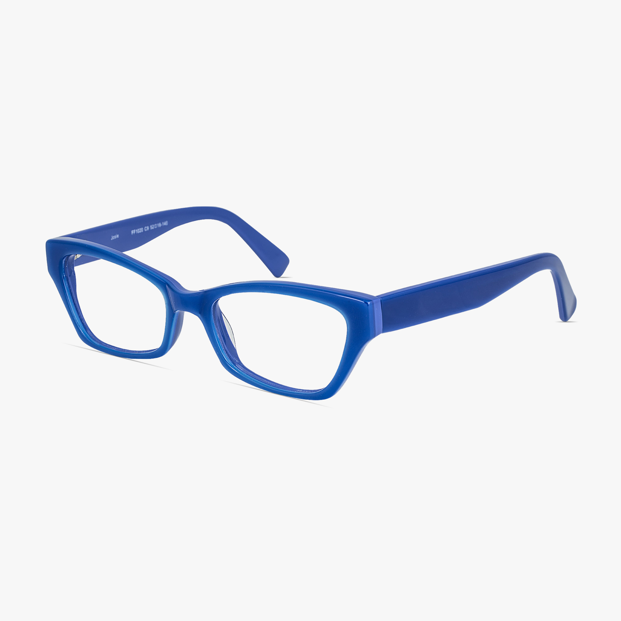 Josie Blue Cateye Glasses for Women from Framesfoundry - Angle View