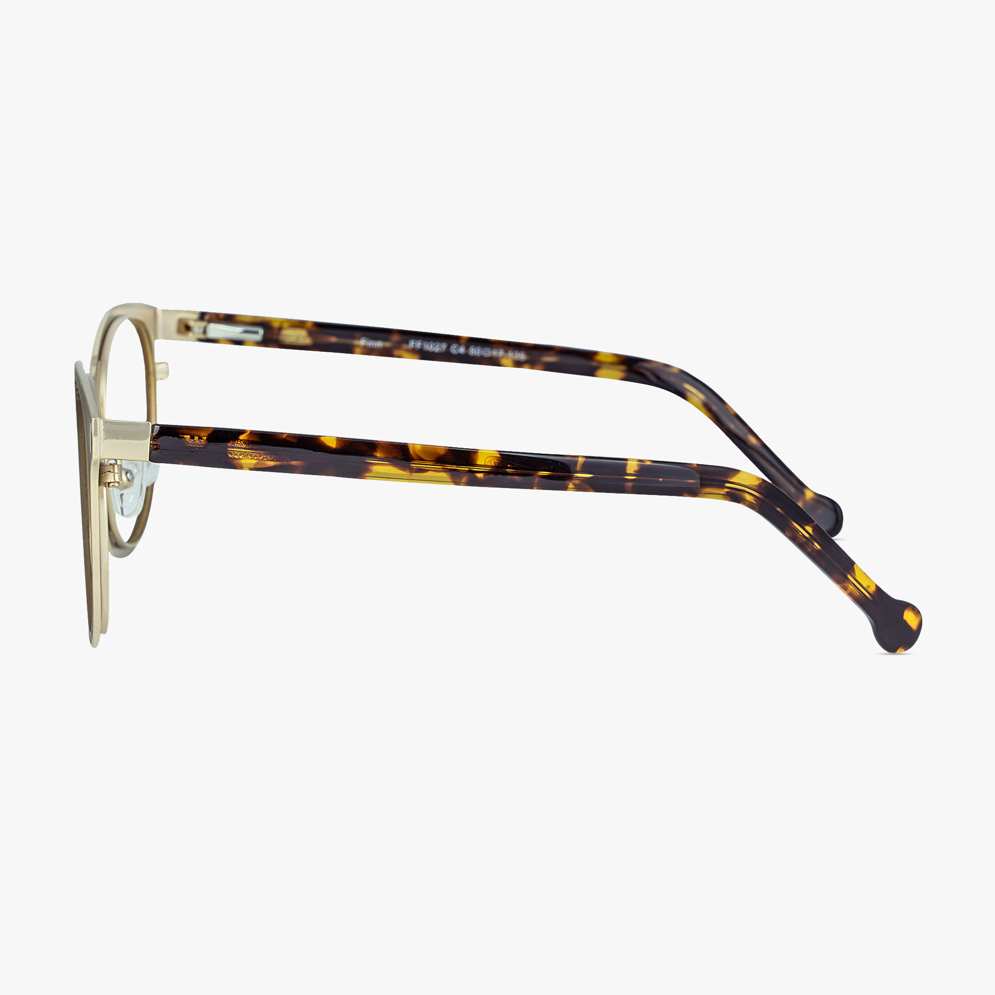 Finn Pebble Stainless Steel Glasses for Men and Women from Framesfoundry - Side View
