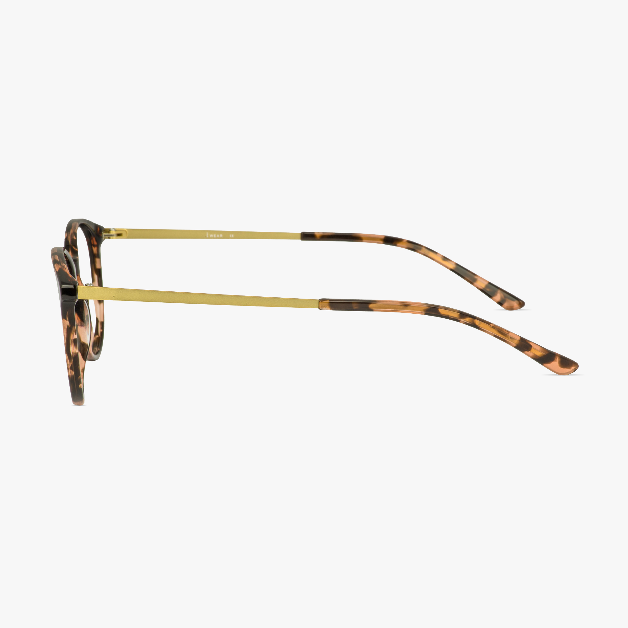 IWear 5083 Tortoiseshell Spiral Glasses for Men and Women from Framesfoundry - Side View