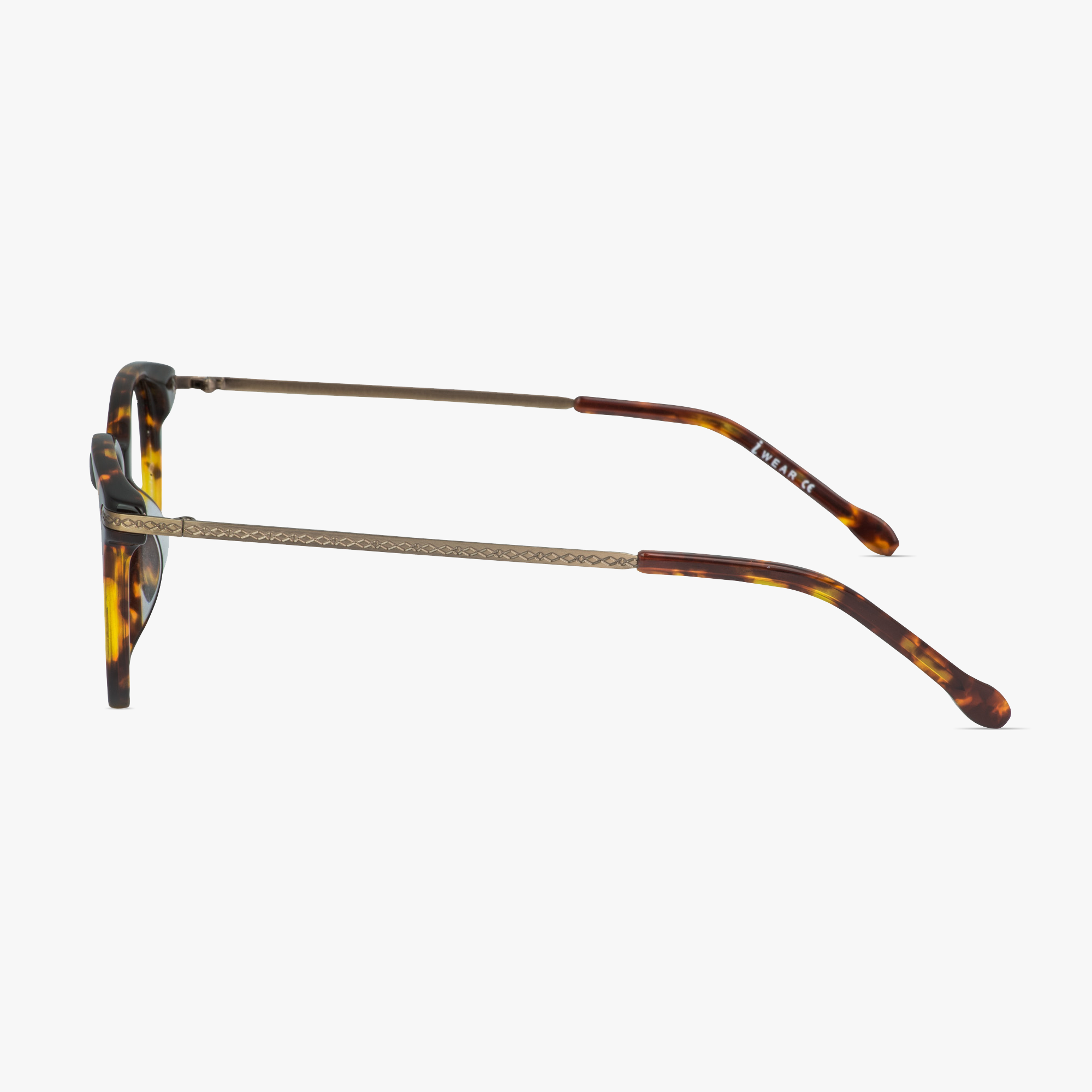 IWEAR 5085 Hazelnut Glasses for Men and Women from Framesfoundry - Side View