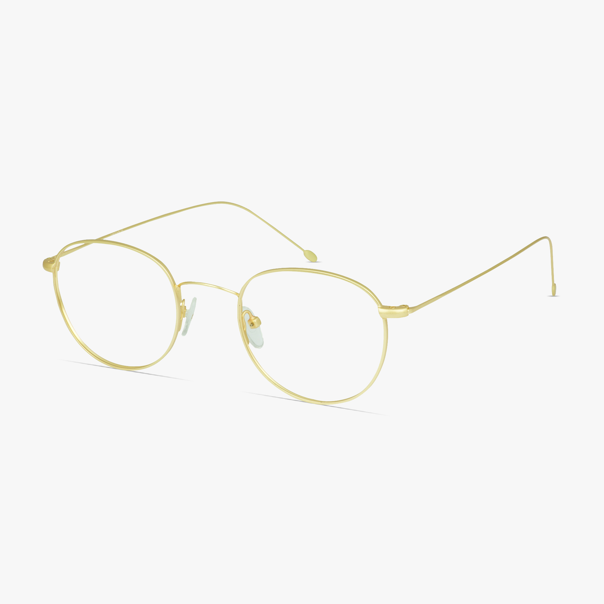 IWear 6065 Sheer Medallion Wireframe Stainless Steel Glasses for Men and Women from Framesfoundry - Angle View