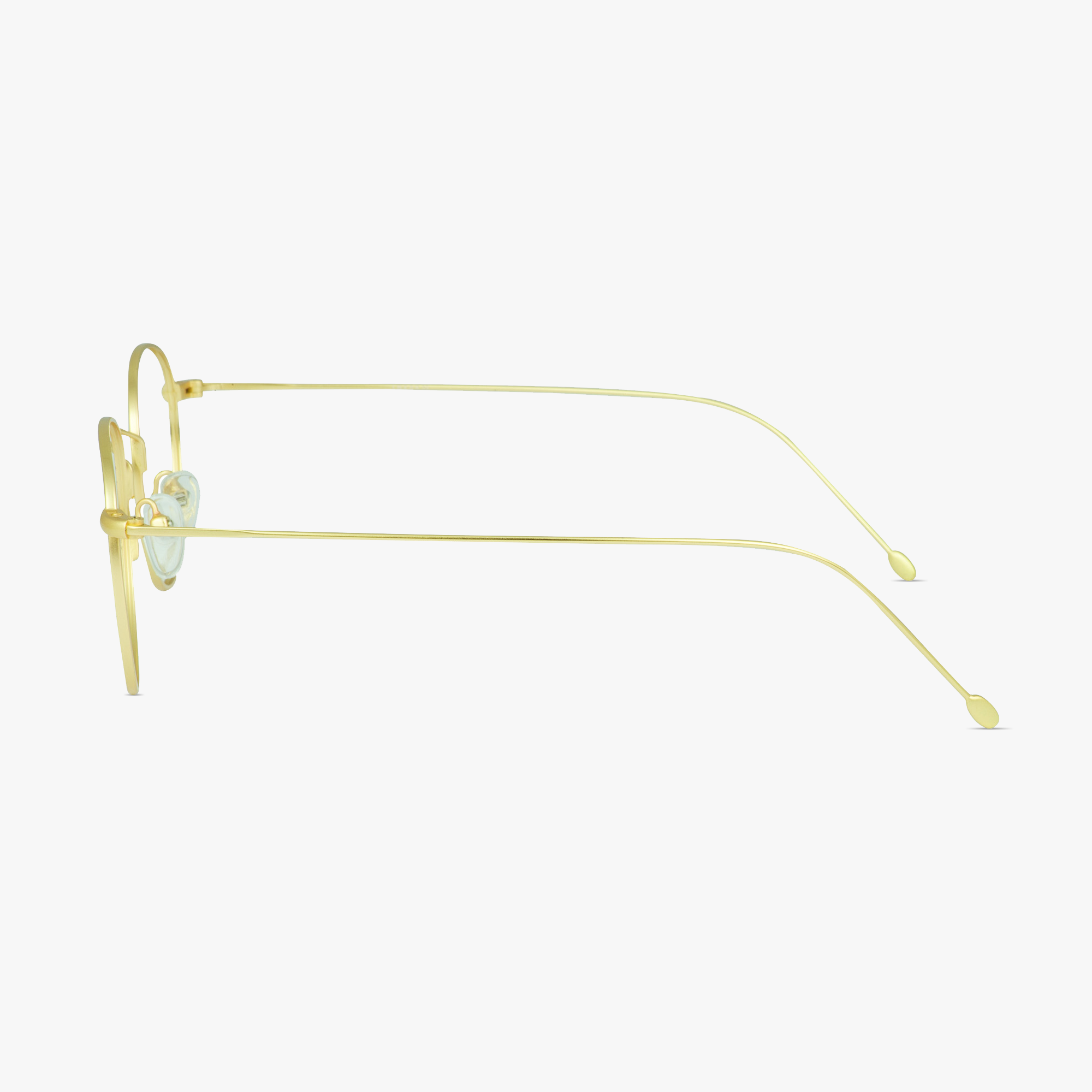IWear 6065 Sheer Medallion Wireframe Stainless Steel Glasses for Men and Women from Framesfoundry - Side View