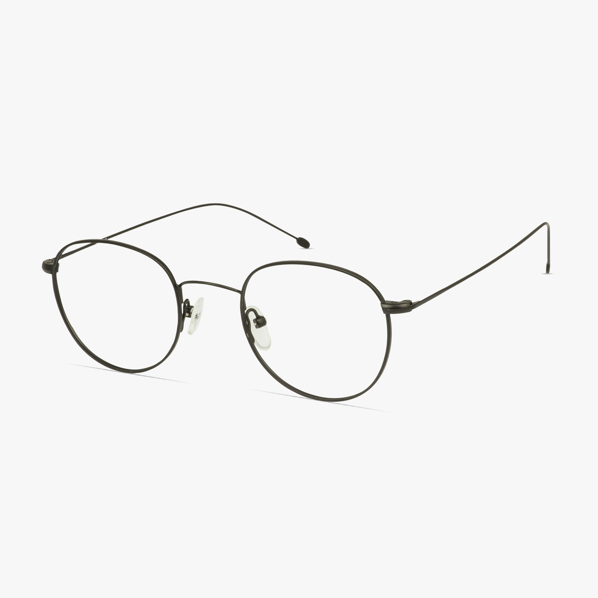 IWear 6065 Sheer Midnight Wireframe Stainless Steel Glasses for Men and Women from Framesfoundry - Angle View