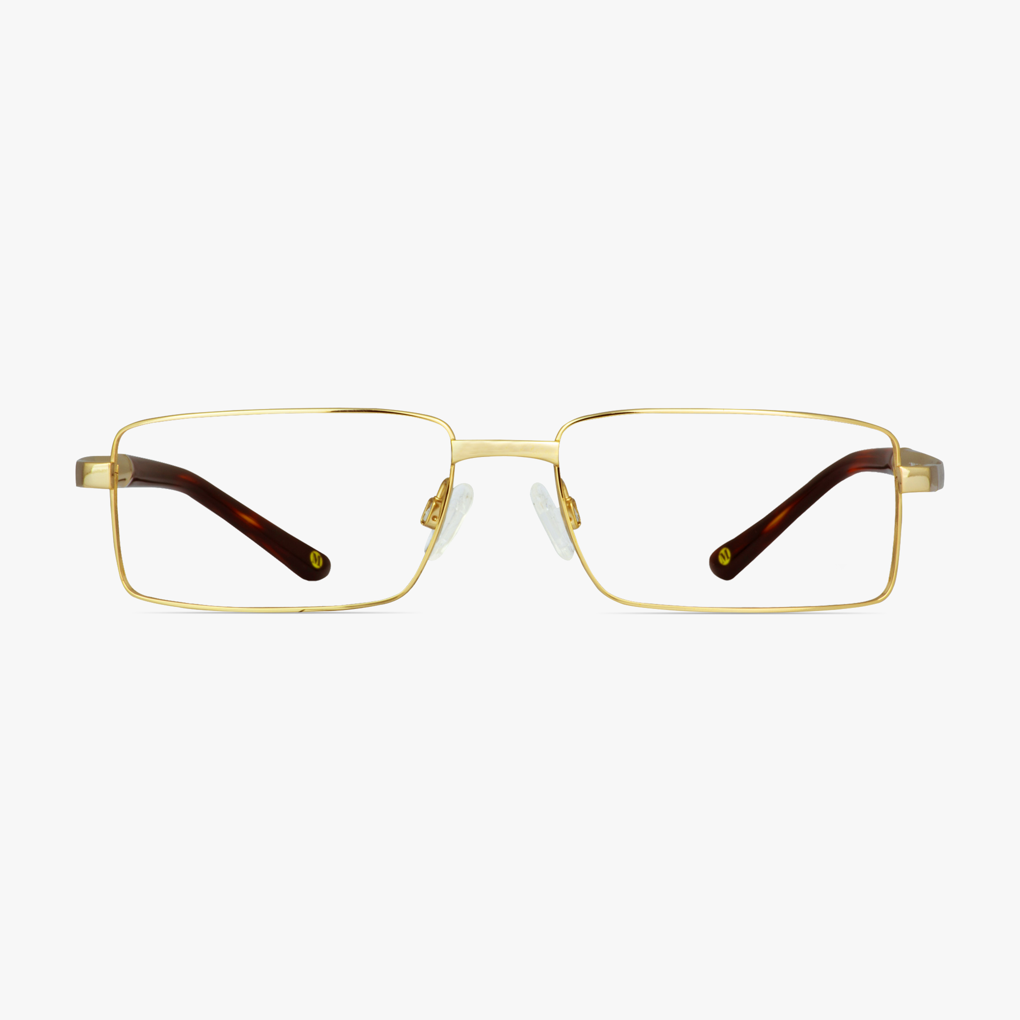 Mazzimo Occhiali Gold MA1090 Titanium Glasses for Men from Framesfoundry - Front View