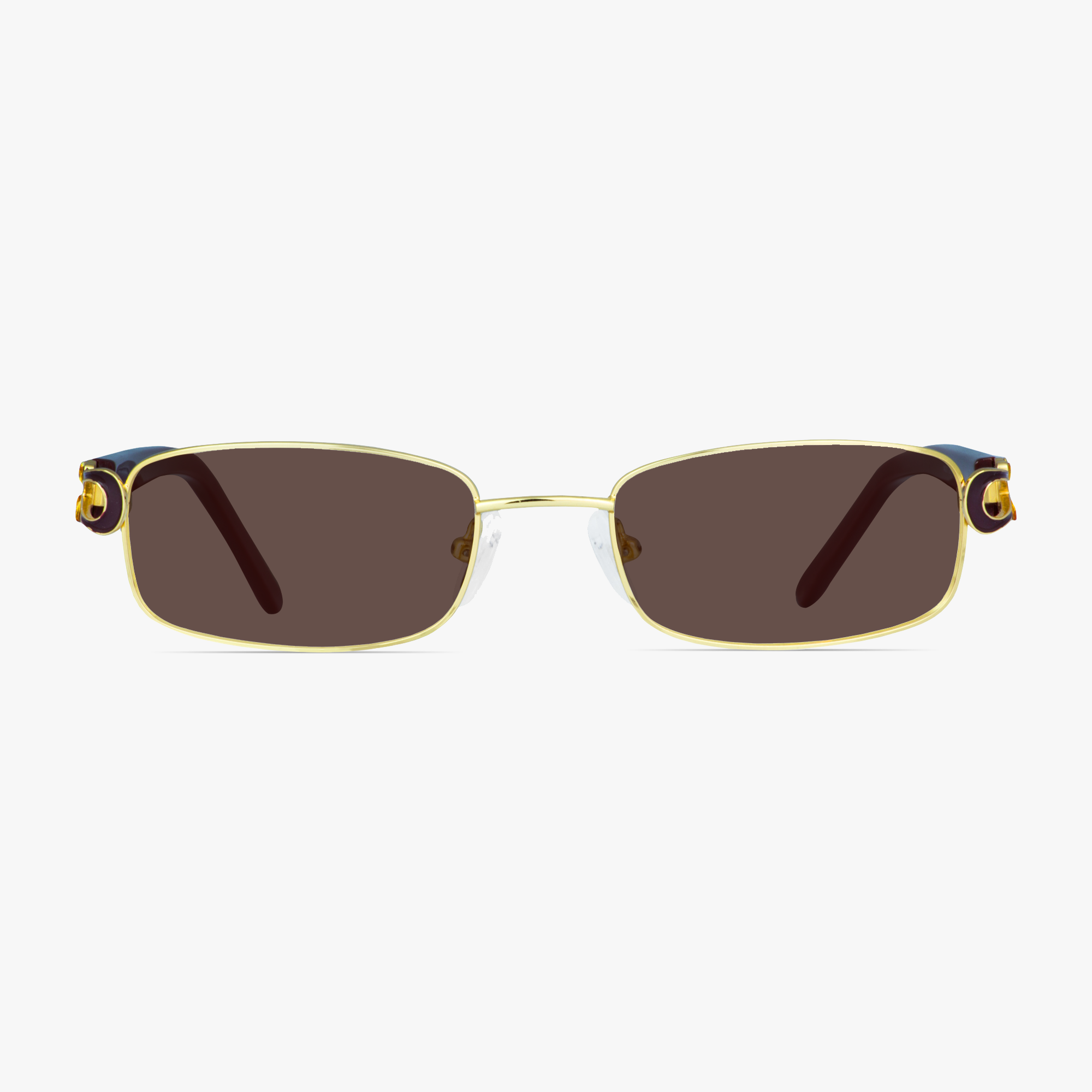 Mazzimo Occhiali Gold MA2167 Sunglasses for Women by FramesFoundry - Front view