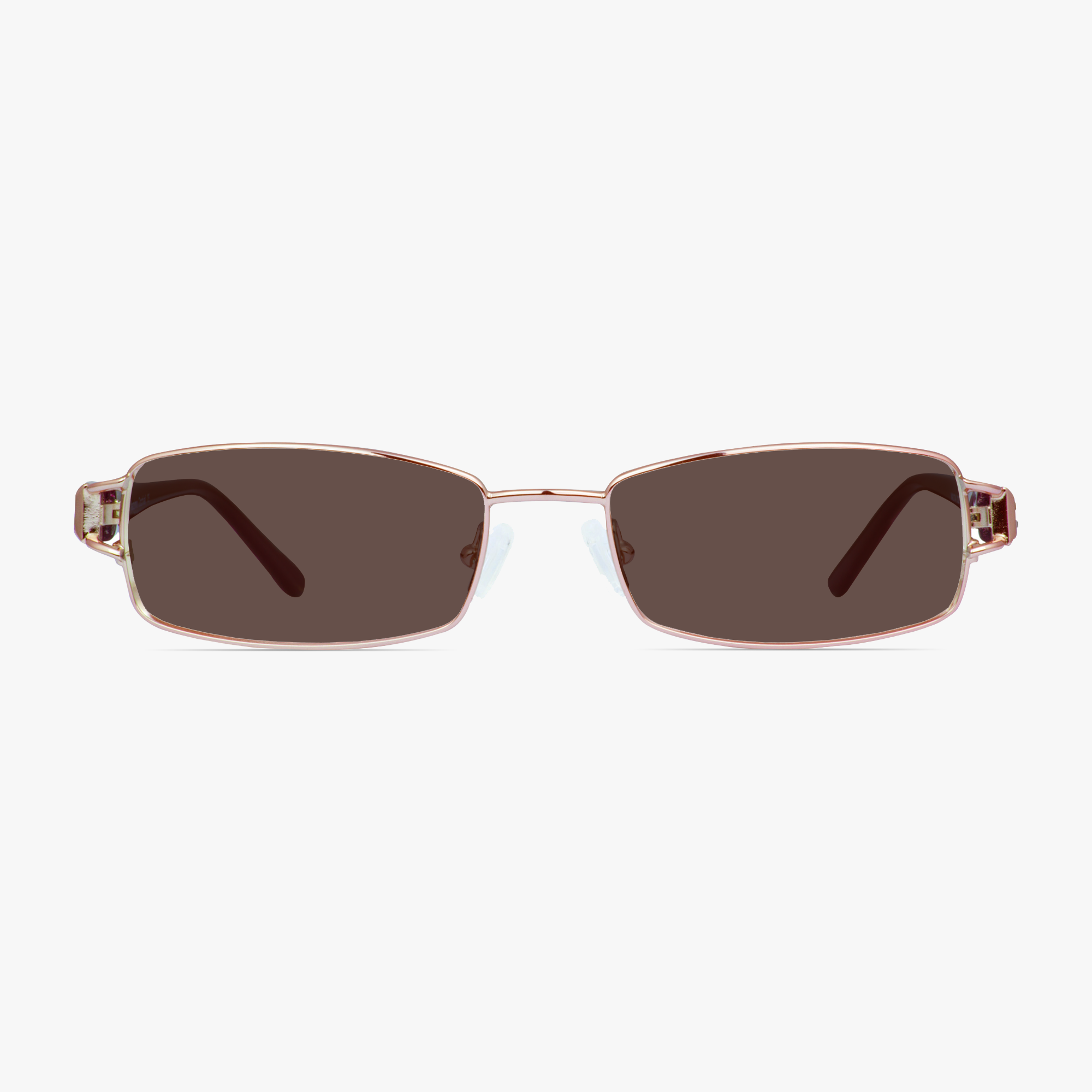 MA2174 Rectangular Coral Sunglasses for Women from FramesFoundry - Front view