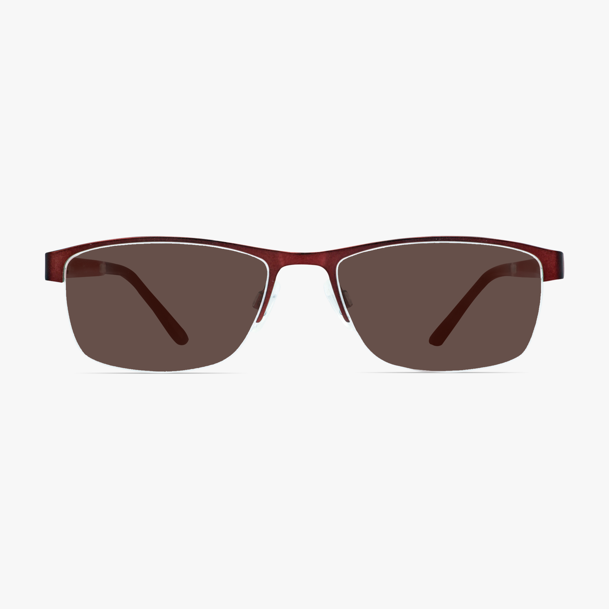 Revlon RV1331 Red Semi-Rimless Sunglasses for  Women by FramesFoundry - Front View