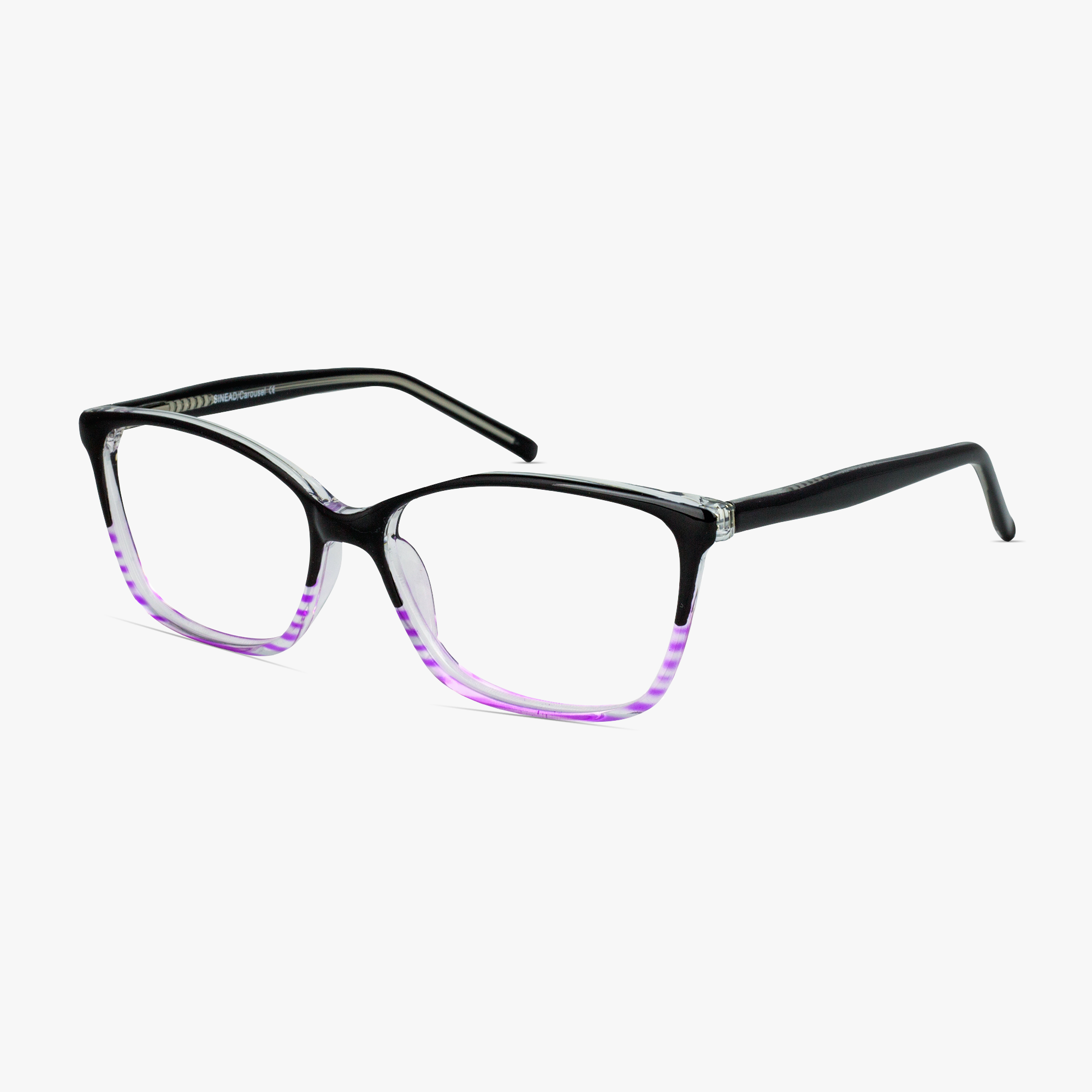 Carousel Sinead Purple Fade Glasses for Women from Framesfoundry - Angle View
