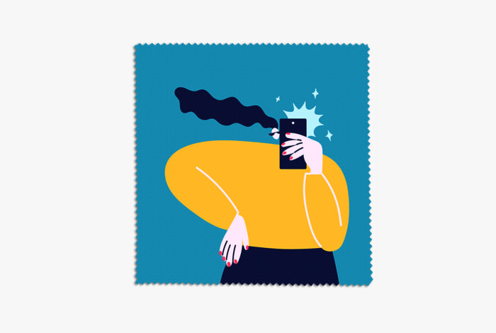 Framesfoundry Selfie Microfibre Cloth Front view