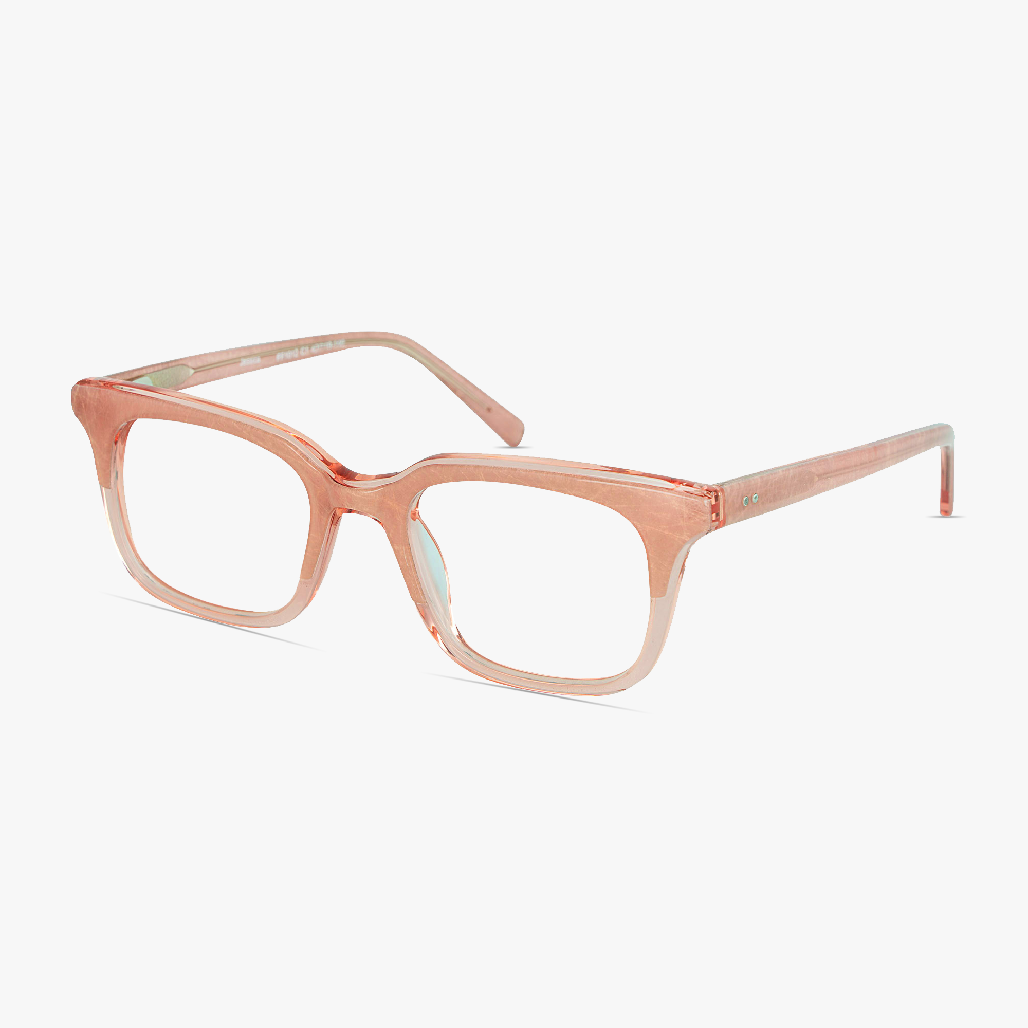 Angle View - Jessica Square Specked Glasses