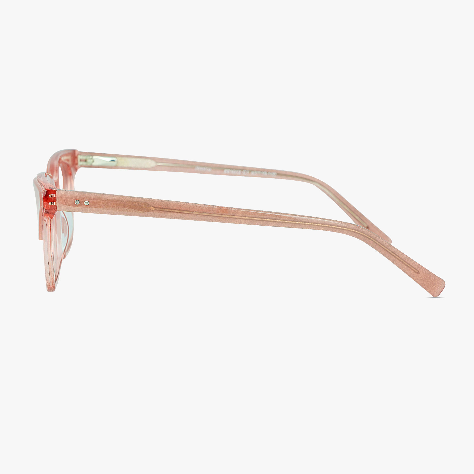 Side View - Jessica Square Specked Glasses