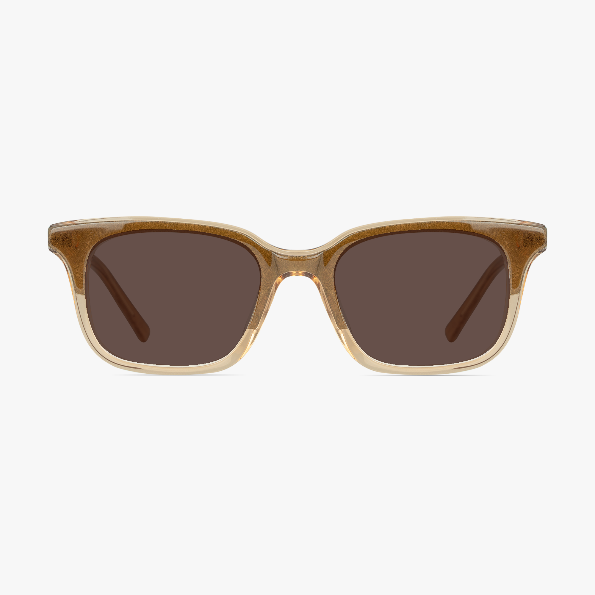 Jessica Square Fizzy Cola Sunglasses for Women from Framesfoundry - Front View