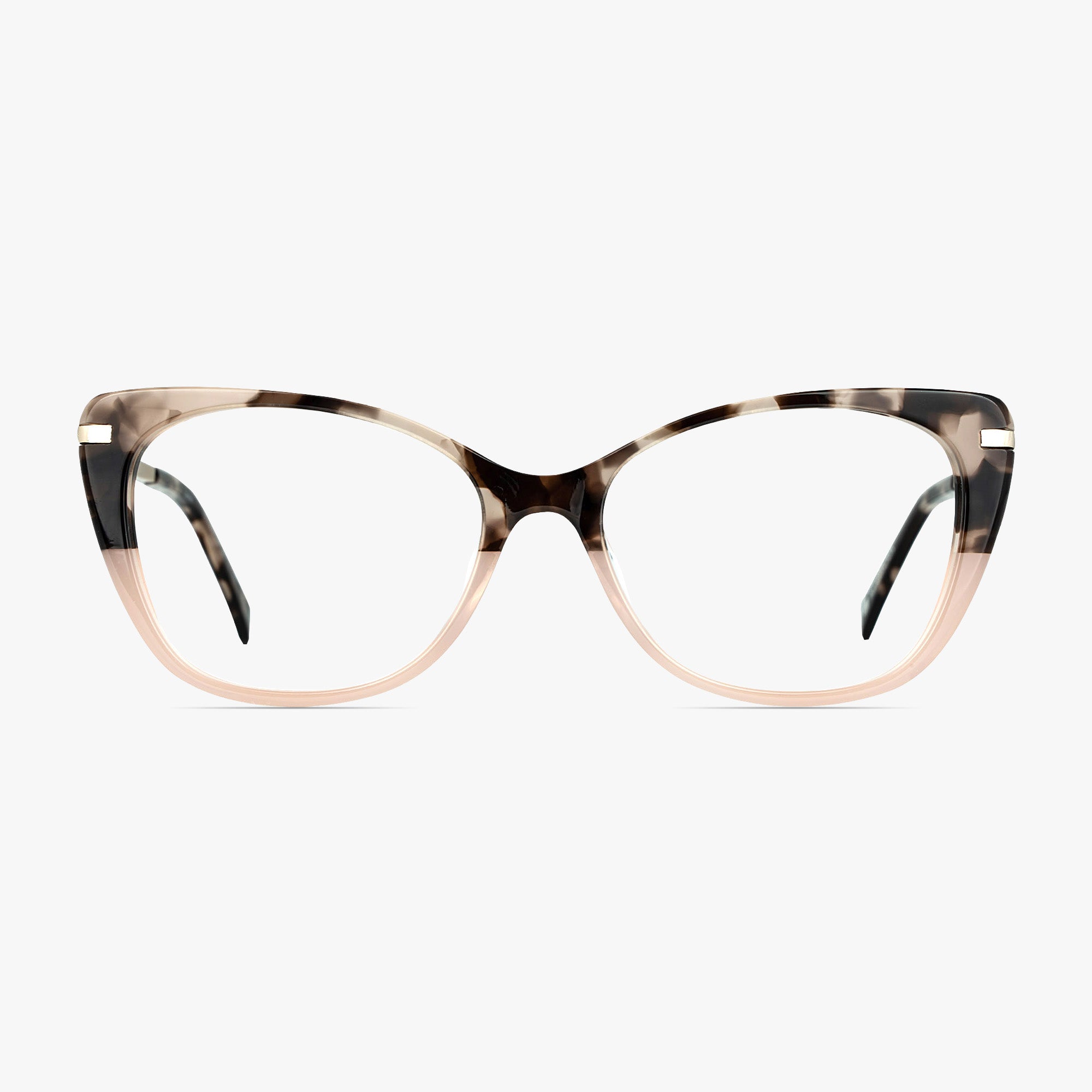 Lauren Cateye Fawn Pink Glasses for Women by Framesfoundry - Front View