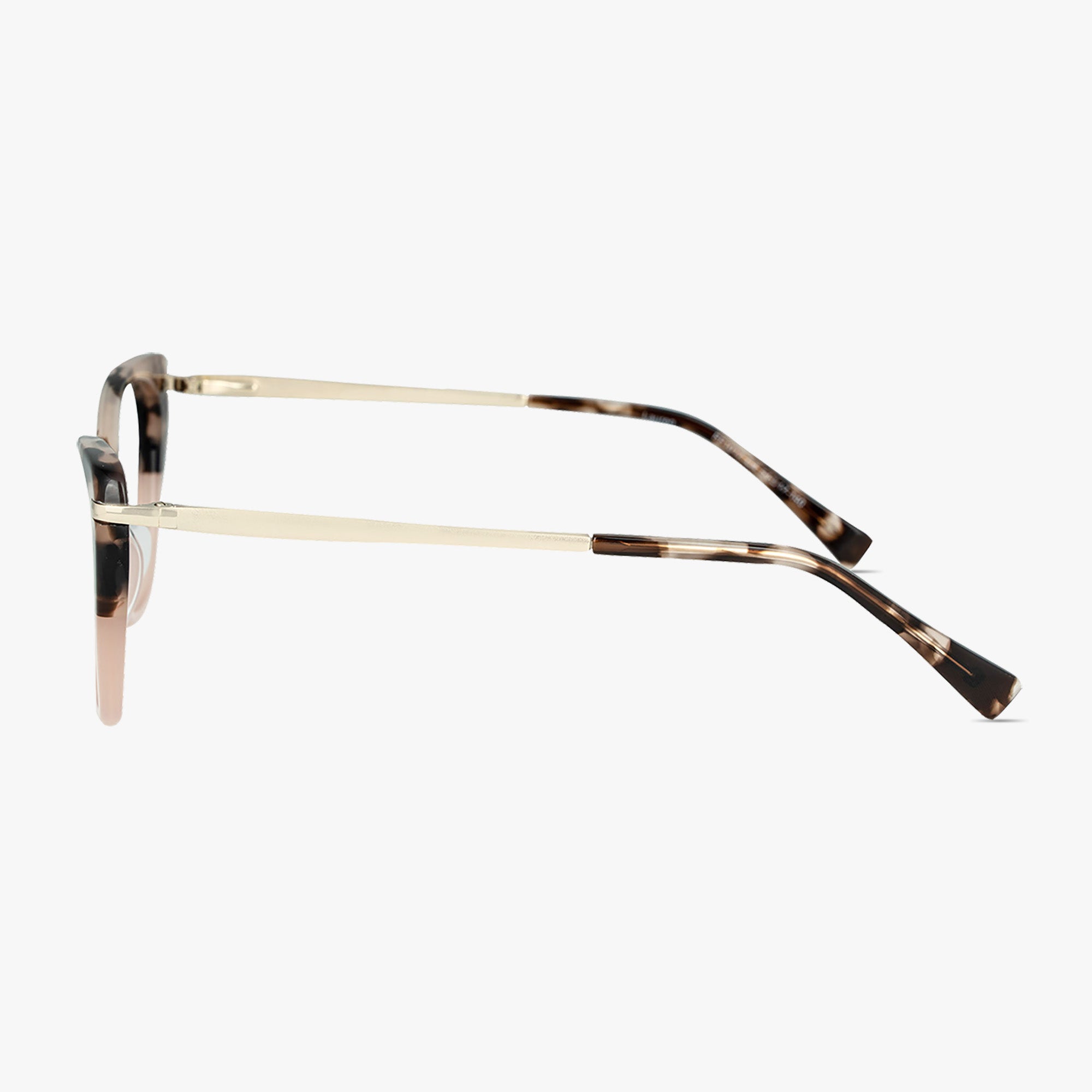 Lauren Cateye Fawn Pink Glasses for Women by Framesfoundry - Side View
