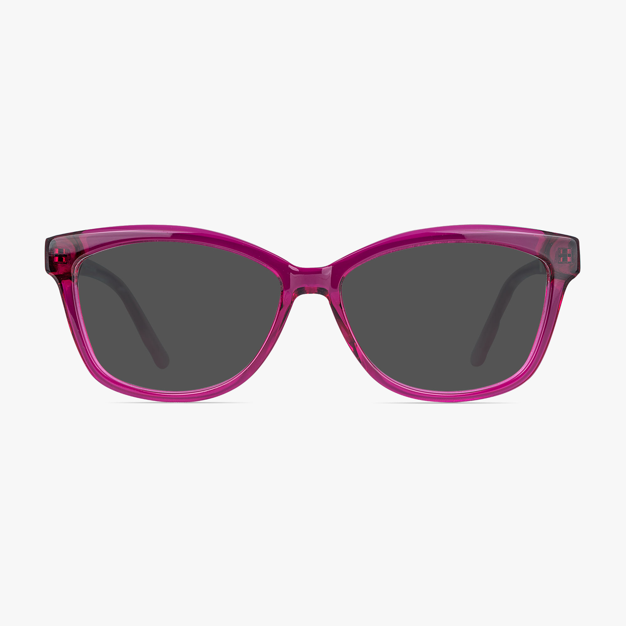 Cara Pink Cateye Sunglasses in Quality Acetate for Women by Framesfoundry - Front View