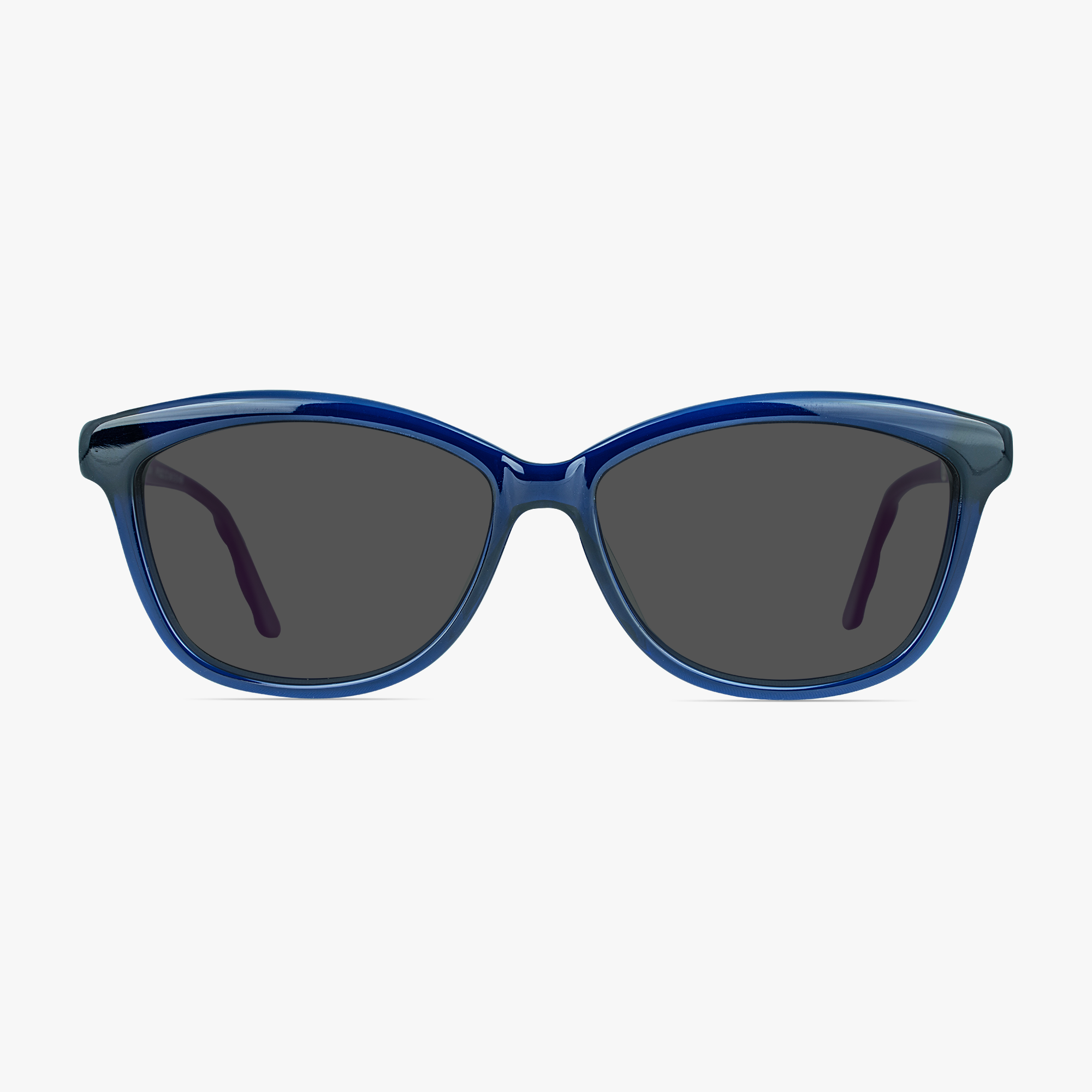 Cara Navy Cateye Sunglasses in Quality Acetate for Women by Framesfoundry - Front View