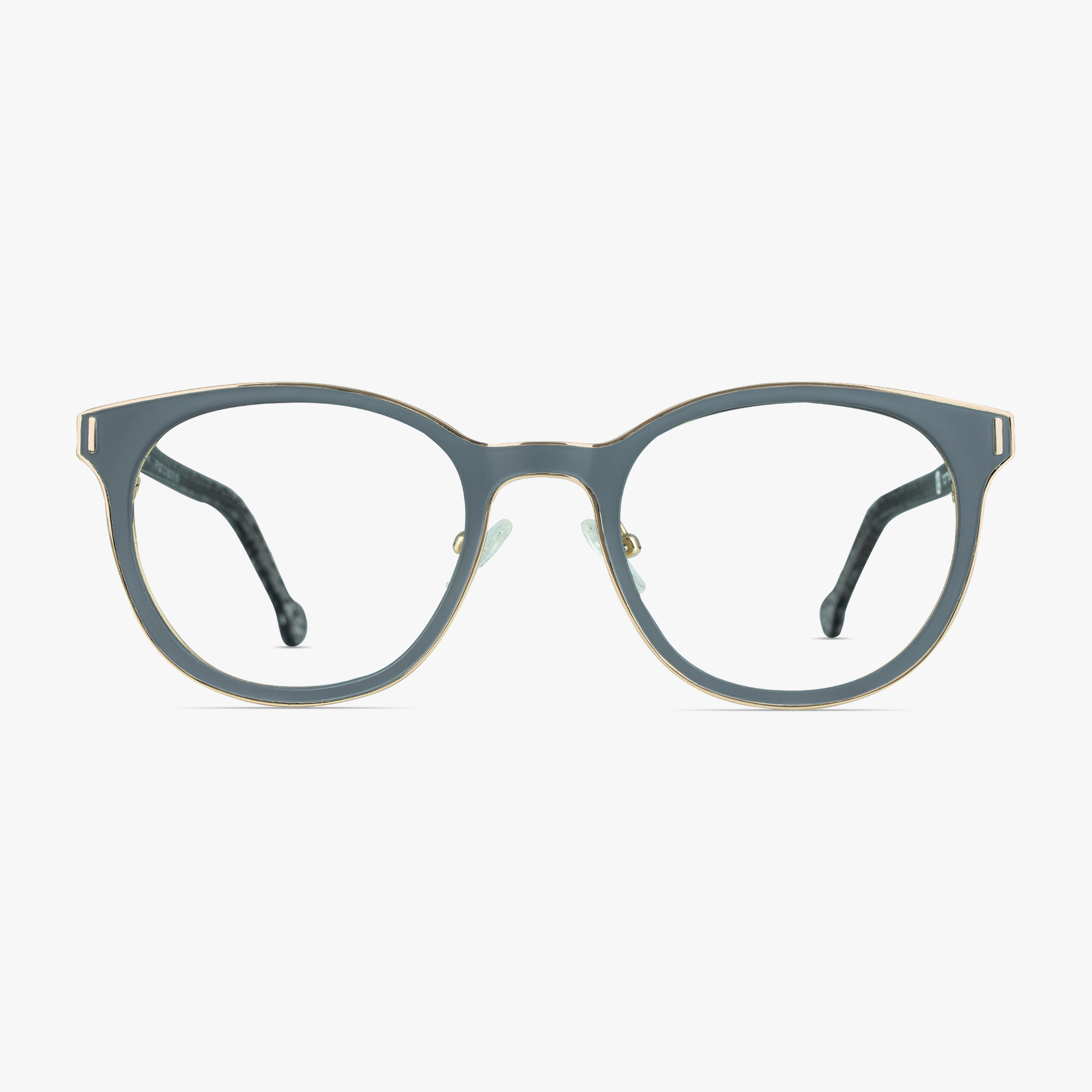 Finn Slate Stainless Steel Glasses for Men and Women from Framesfoundry - Front View