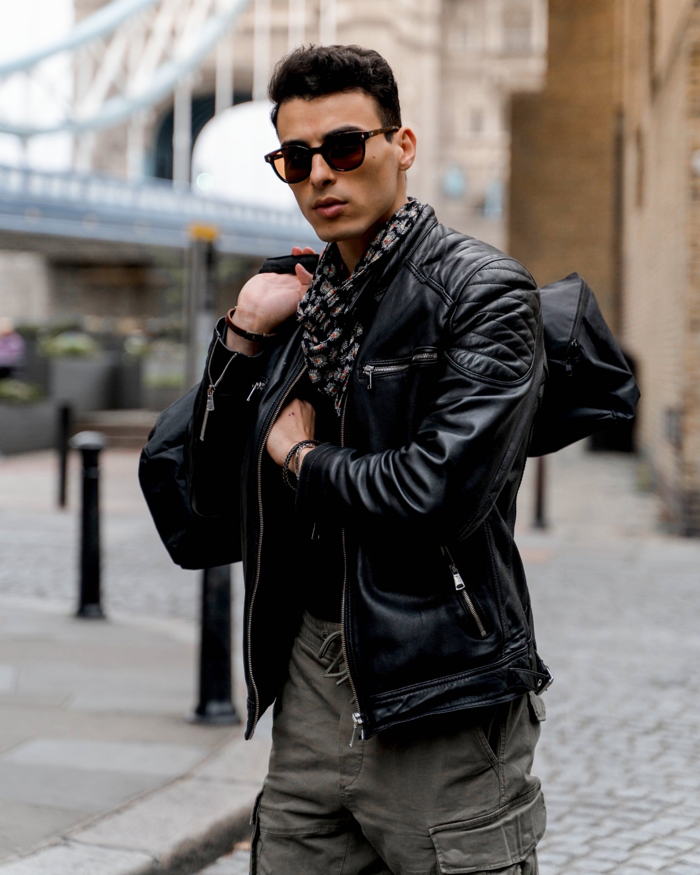 Hichem Trirat wearing Jude glasses by Framesfoundry