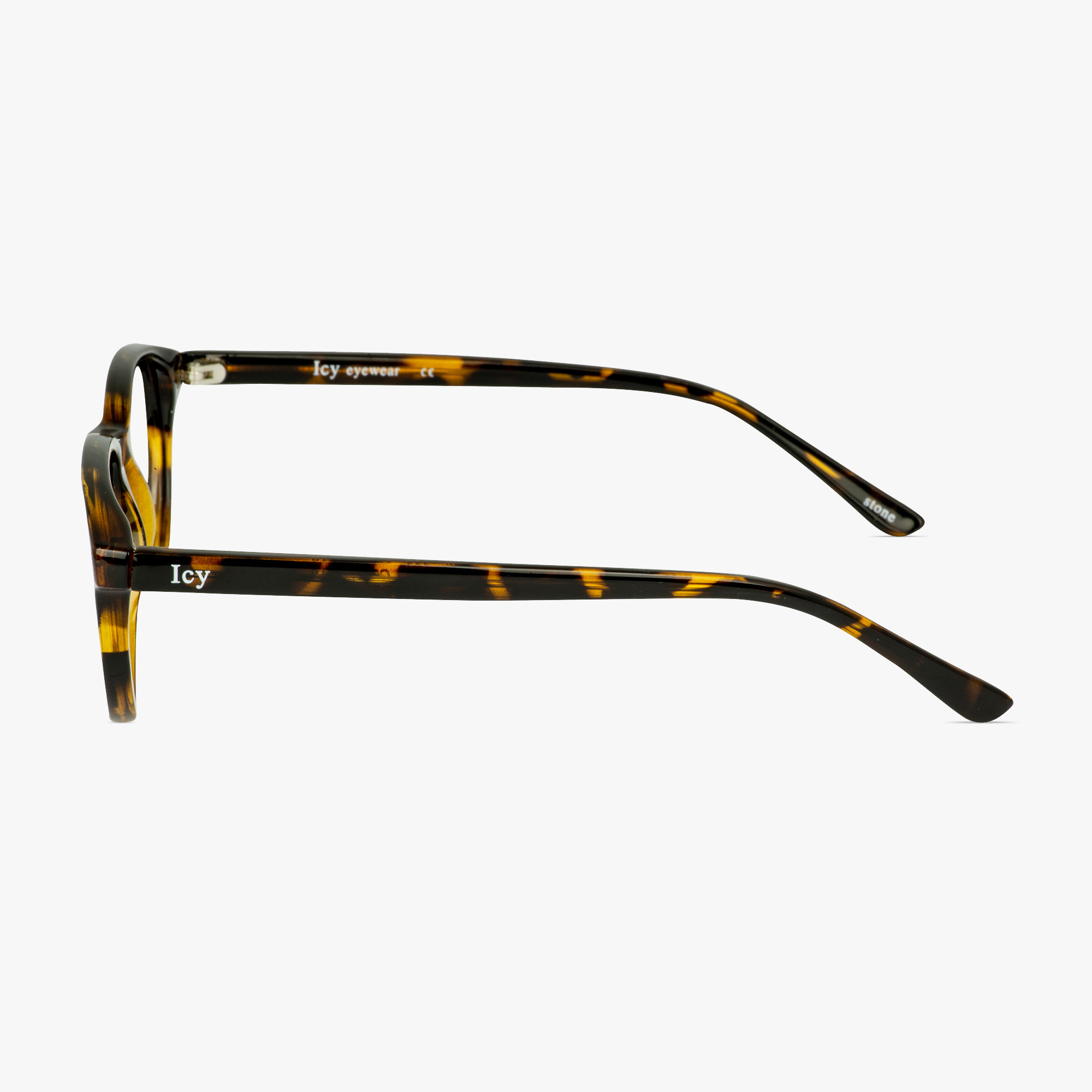 Icy 234 Round Plastic Glasses for Men or Women from Framesfoundry - Side View