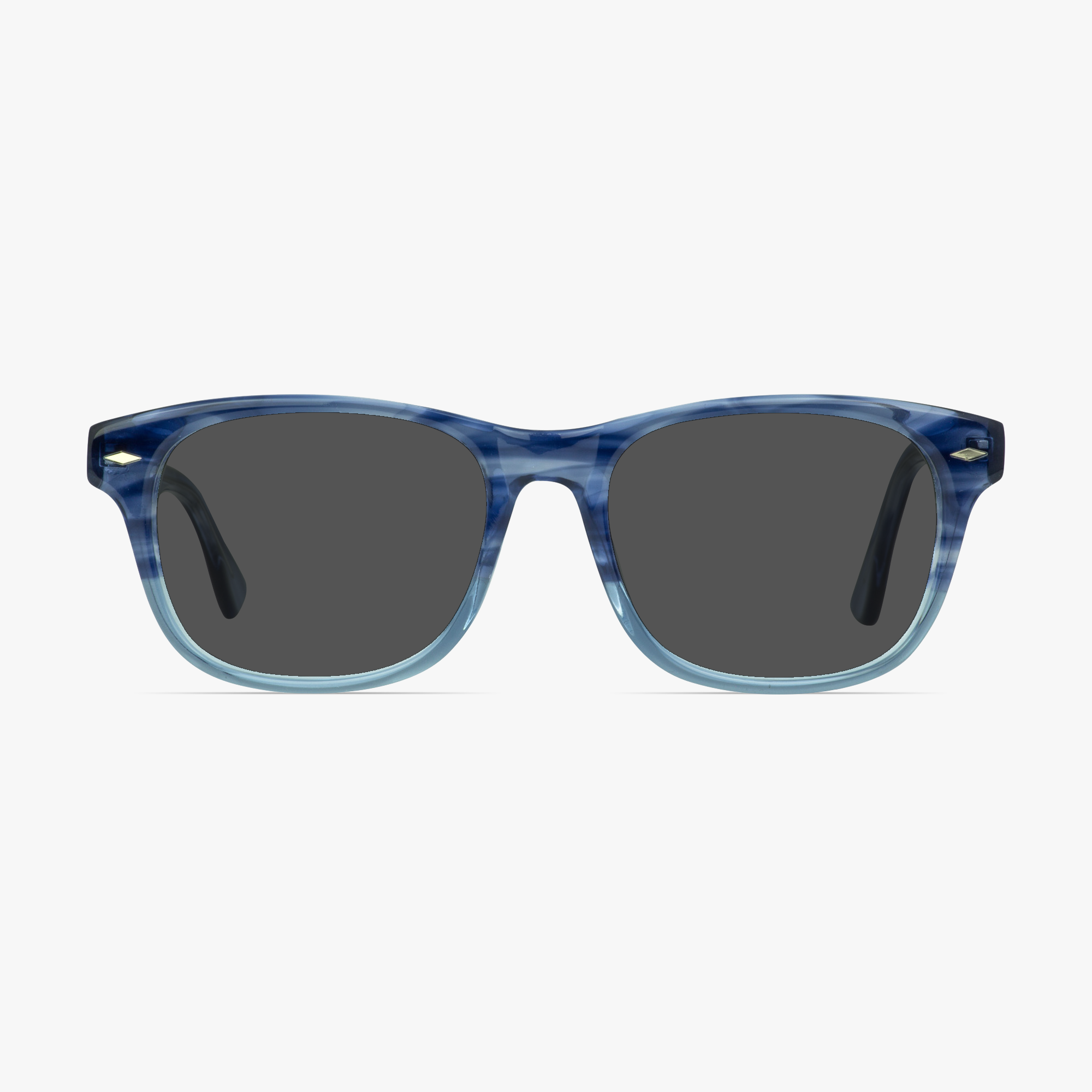 IWear 3040 Clear Blue Sunglasses for Men and Women from Framesfoundry - Front View