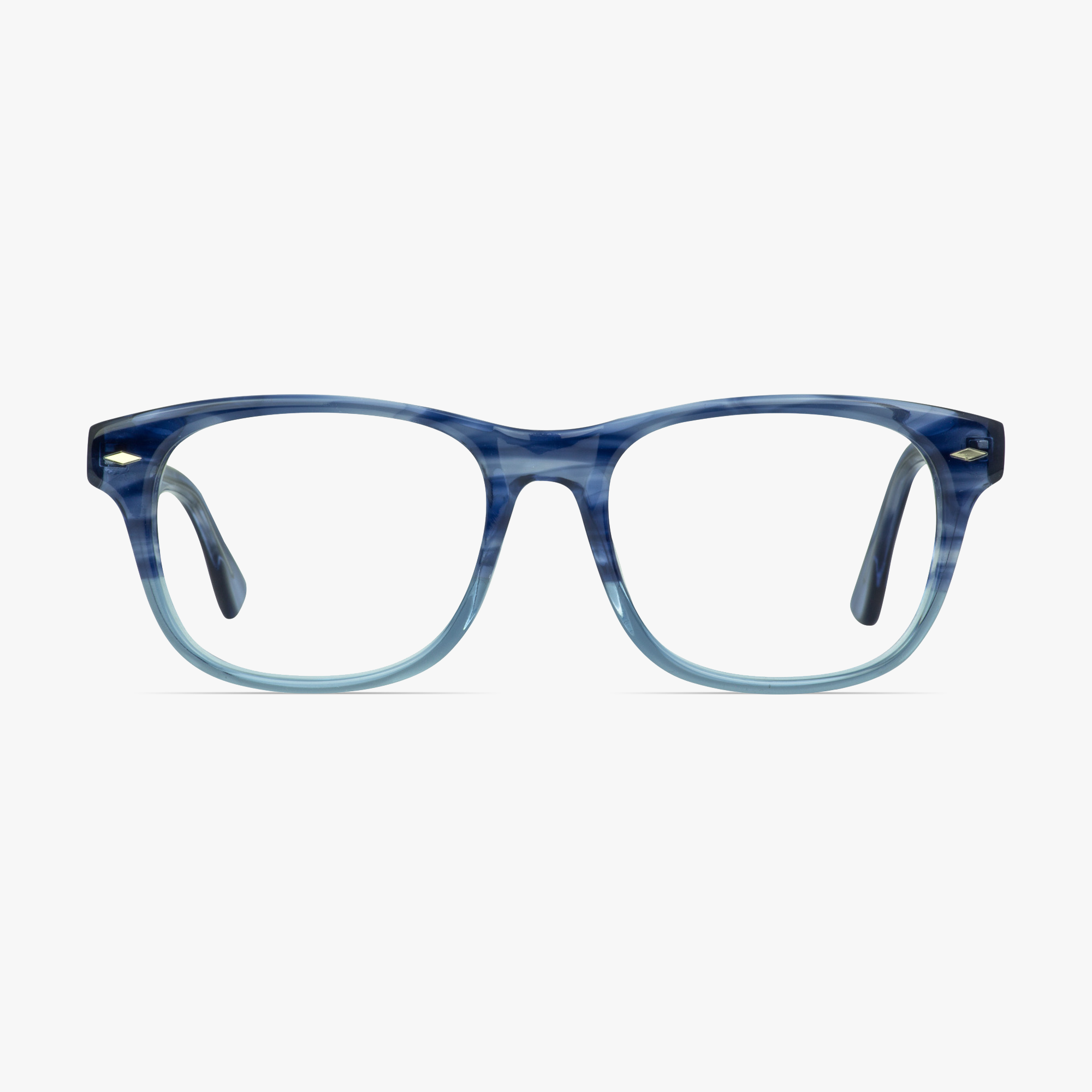 IWear 3040 Clear Blue Glasses for Men and Women from Framesfoundry - Front View