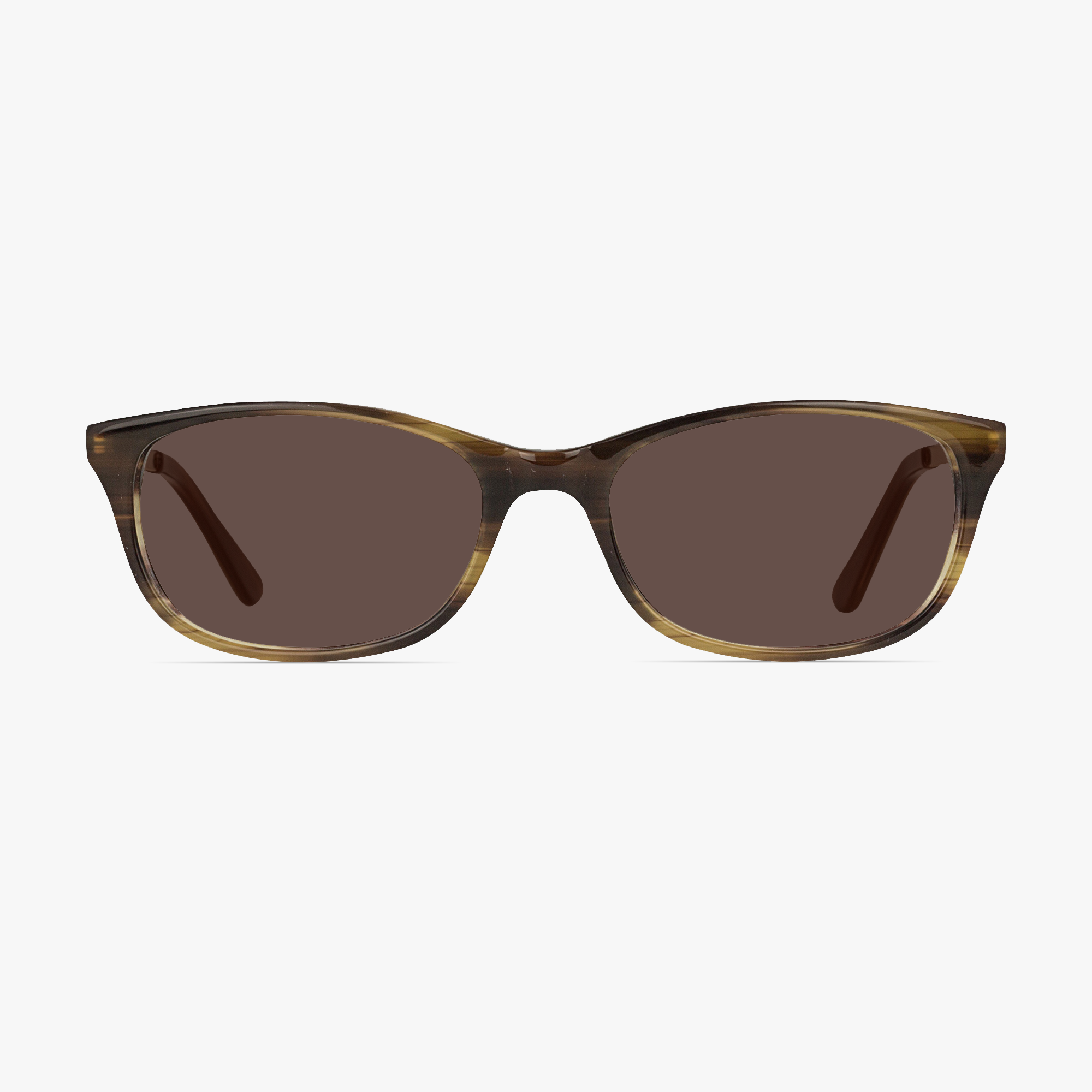 iWear 5081 Ladies Oval Chocolate Pearl Sunglasses for Women from Framesfoundry - Front View