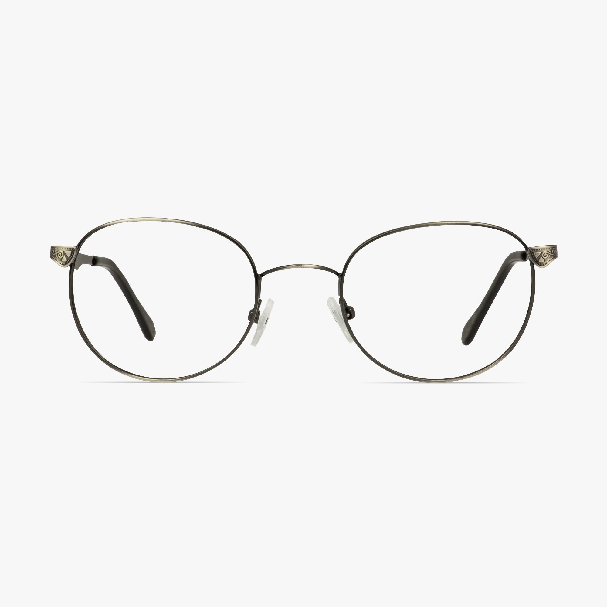 iWear 6060 Stainless Steel Black Ombre Glasses for Men and Women from Framesfoundry - Front View