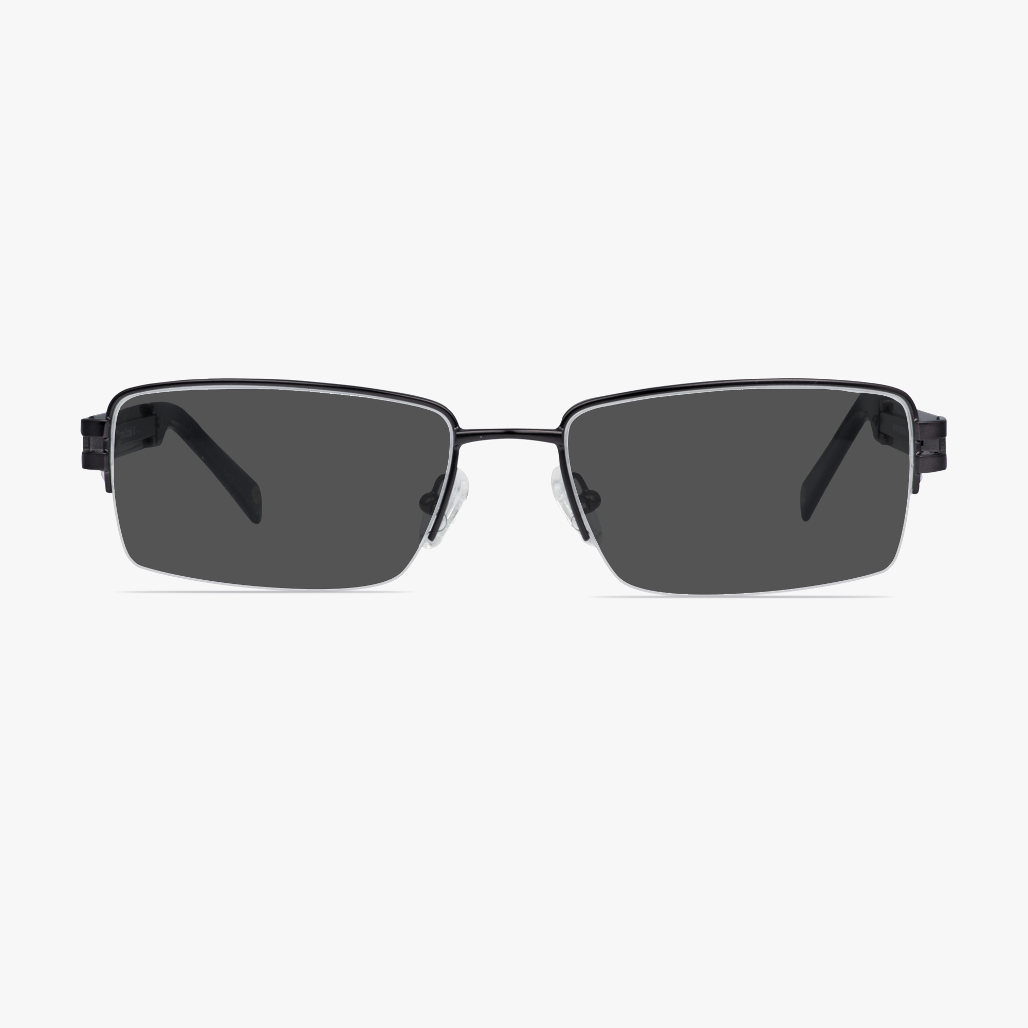 Mazzimo Occhiali Satin Gunmetal Half Rim MA1114 Sunglasses for Men from Framesfoundry - Front View