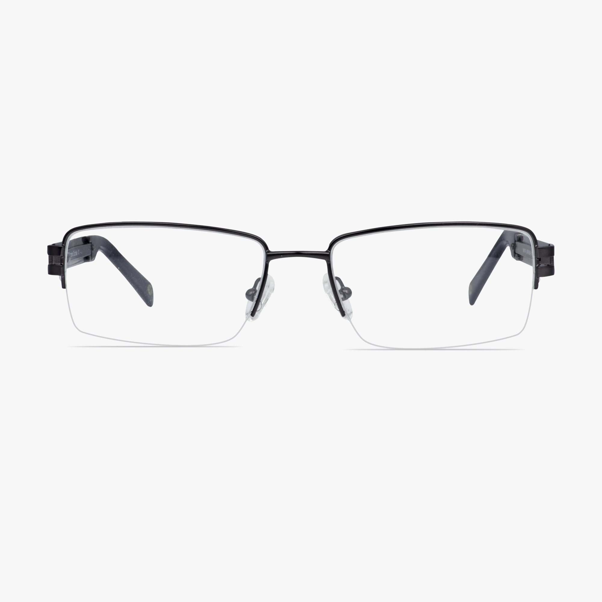 Mazzimo Occhiali Satin Gunmetal Half Rim MA1114 Glasses for Men from Framesfoundry - Front View