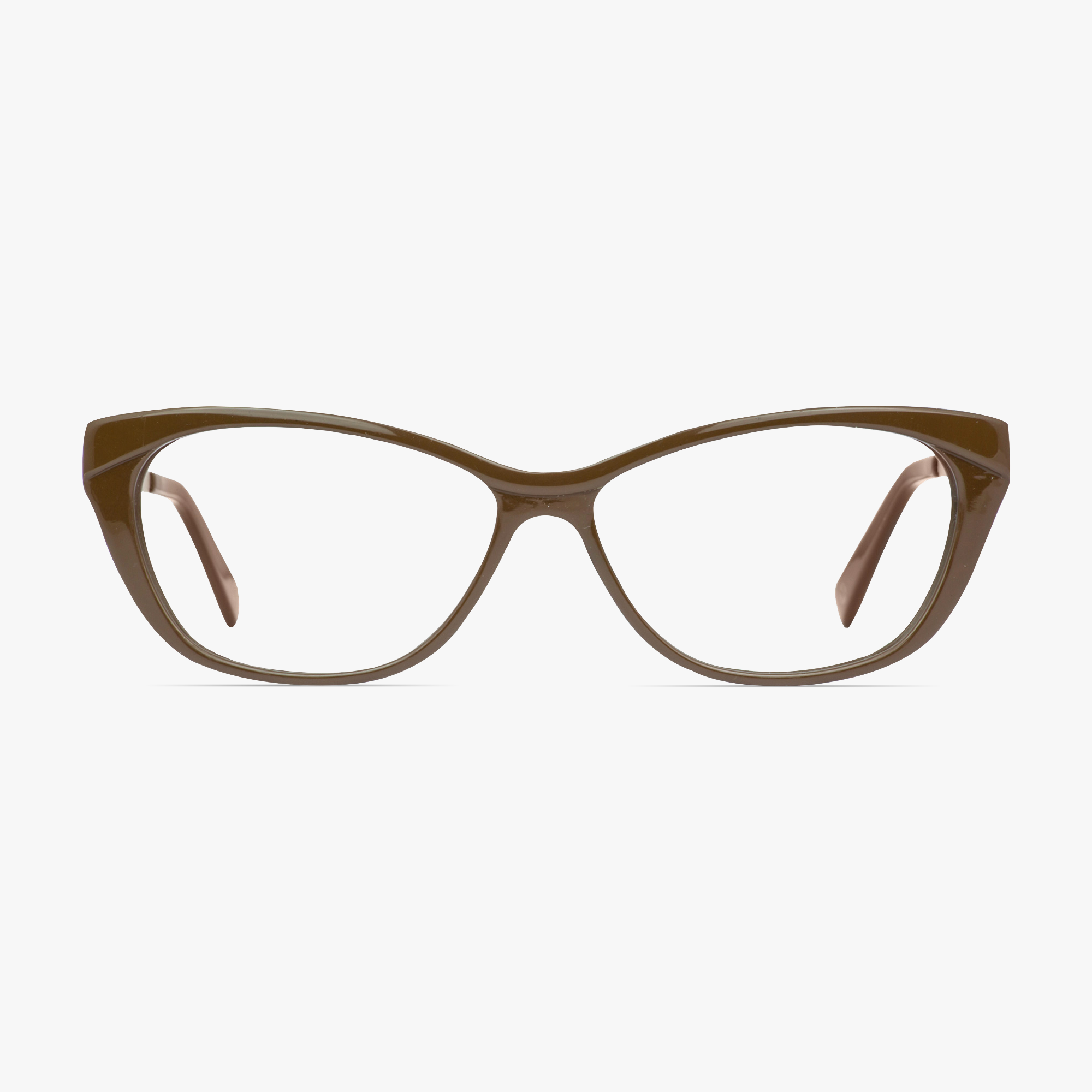 Mazzimo Occhiali Brown MA2210 Cateye Glasses from FramesFoundry - Front view